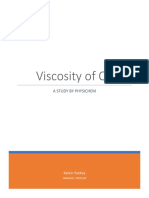 Viscosity of Oil: A Study by Physichem