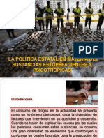 La Política Estatal en Materia de Sustancias Estupefacientes y Psicotrópicas