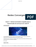 Aula 5 Cálculo Da Banda Ocupada para A Transmissão de Serviços em Rede IP