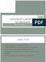 Student Growth Workshop 3