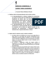 Segunda Tarea Academica de Derecho Comercial Ii