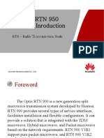 Optix RTN 950 Product Inroduction: RTN - Radio Transmission Node