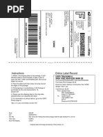 UPS Electronic Return Label: View/Print Label: Drop Off Locator | PDF
