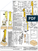 Parts and Assemblies G.A., Isometric View, Bom, Notes, 1 Cylinder Vertical Oscilating Steam Engine