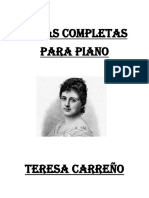 Obras Completas para Piano Teresa Carreño PDF