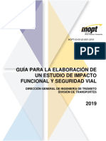 Guía para La Elaboración de Un Estudio de Impacto Funcional Y Seguridad Vial