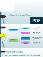 Classification of Matter