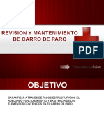 Revision y Mantenimiento de Carro de Paro