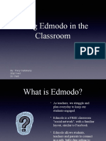 Using Edmodo in The Classroom: By: Tracy Castleberry ITEC 7445 Dr. Clark