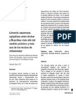 Aedo - Limando Asperezas Subjetivas Entre Archer y Bourdieu