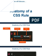 Anatomia de Css