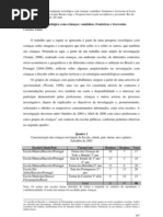 Investigação sociológica com crianças