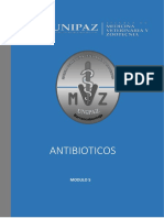 Antibióticos: clasificación y mecanismos de acción