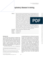 Occupational Respiratory Disease in Mining
