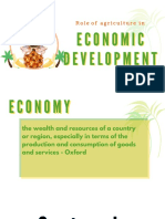 Agriculture On Economic Development