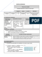 Sesion de Aprendizaje