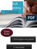 English Proficiency Training