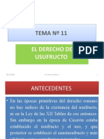 TEMA #11 DD - RR Usufructo