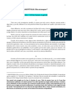 Aristóteles Ética Nicomaquea Pasajes Selectos