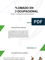 Modulo 1 - Introduccion A La Salud Ocupacional PDF
