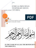 Islamic Ethical Principles and Contemporary Issues (Islamic Studies)