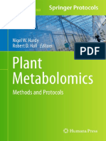 Plant Metabolomics