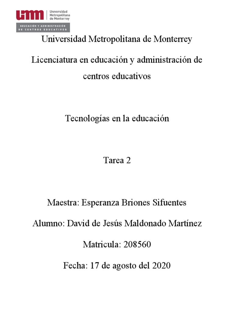 Tarea 2 | PDF | Crecimiento personal y profesional