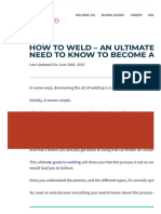 Beginner's Guide To Welding 101 - All You Need To Know PDF