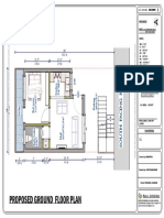 Proposed Ground Floor Plan: Proposed Residential Building Design