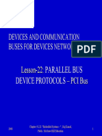 Parallel Bus Device Protocols - Pci Bus: Lesson - 22