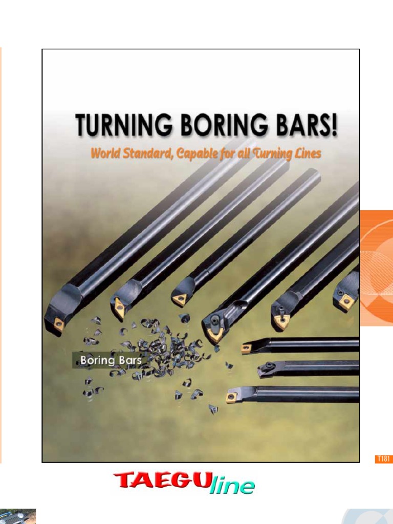 CAT-011 TaeguTurn BorBars | PDF | Screw | Woodworking