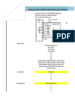 Beam Column Cleat Angle Connection