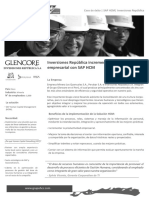 Inversiones Republica-Glencore - Minera los Quenuales SA