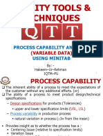 Process Capability Study With Minitab