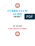 Curriculum Guide: Grade 7