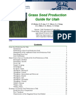 Grass Seed Production Guide For Utah