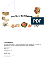 The Taste Bud Ticklers - Chicken Badaami