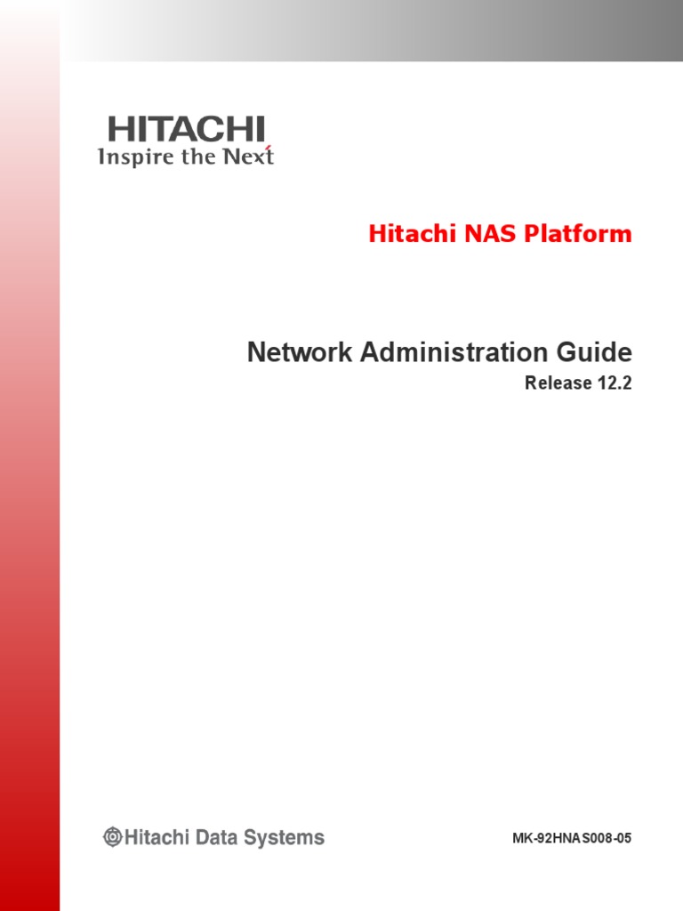 Network Administration Guide: Hitachi NAS Platform | PDF | I Pv6 | Ip ...