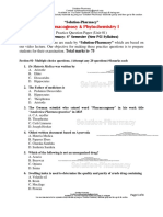 Pharmacognosy-I Model Question Paper (B.pharm 4TH Sem) PDF