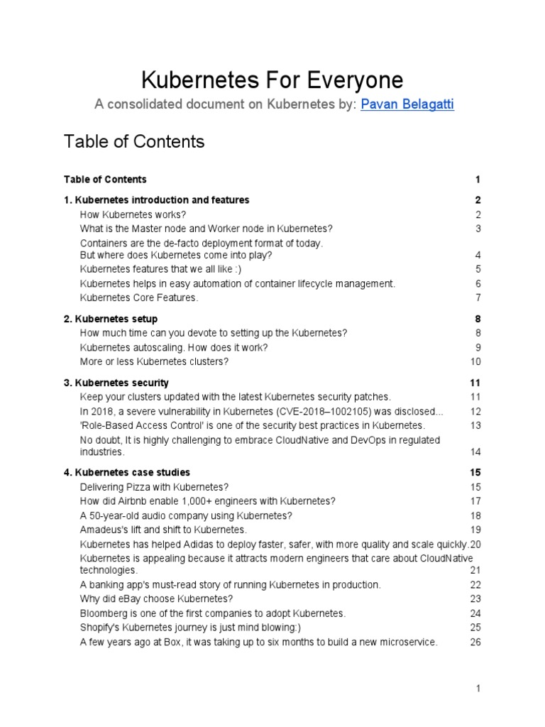 Kubernetes For Everyone | PDF | Computer Cluster | Cloud Computing