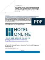 Hotels Get Draft Guidelines On Post Covid