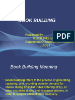 Book Building: Presented By, R.Jothivel Mba,. Department of Management Studies J.J.Cet
