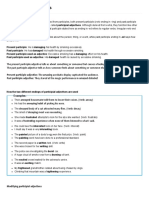 Participial Adjectives PDF