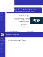 Module 32: Programming in C++: Type Casting & Cast Operators: Part 1