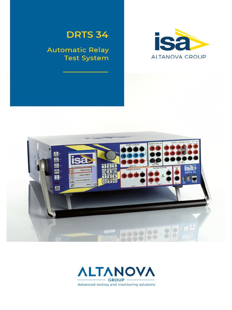 Drts 34: Automatic Relay Test System Automatic Relay Test System ...