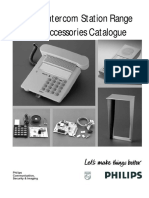 M100 Intercom Station Range and Accessories Catalogue
