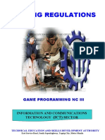 Game Programming NC III