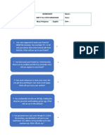 Worksheet SMP It Al-Fatih Makassar Name: Class: Date: Mata Pelajaran: English