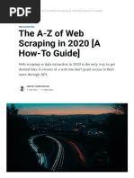 The A-Z of Web Scraping in 2020 (A How-To Guide)