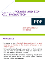 FLASH PYROLYSIS FOR BIO-OIL PRODUCTION